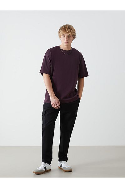 LC Waikiki New Season Crew Neck Κοντό μανίκι Βαμβακερό Ανδρικό Tisort - S52693Z8