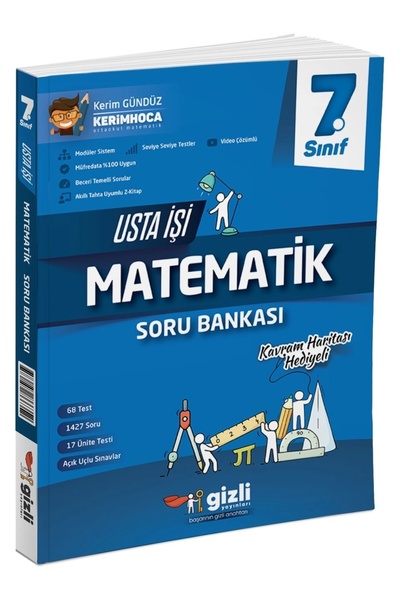 Gizli Yayınları 7. Sınıf Matematik Usta İşi Soru Bankası - Kavram Haritası