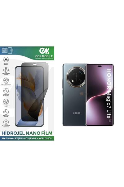 ECRMOBILE Honor Magic 7 Lite Uyumlu Hidrojel Nano Ekran Koruyucu Film HAYALET...