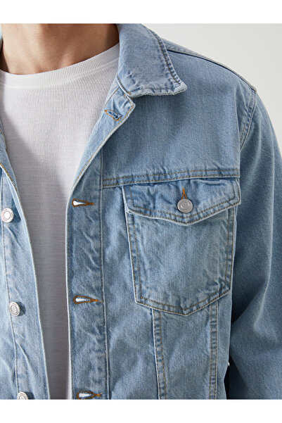 LC Waikiki LCW Jeans Standart Kalıp Erkek Jean Ceket