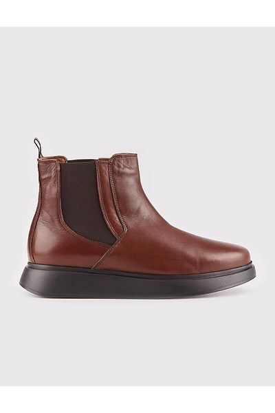 Cabani Genuine Leather Tan Men's Casual Boots