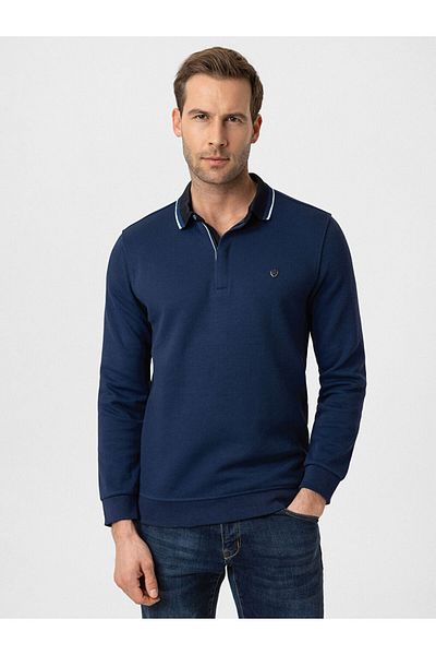 LC Waikiki Tricou pentru bărbați LCWAIKIKI Classic Polo Gât cu mânecă lungă Pique