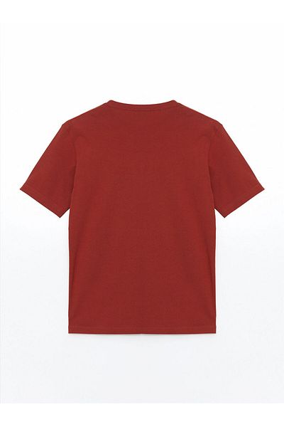LC Waikiki Ανδρικό μπλουζάκι New Season Crew Neck Combed Cotton - S50839Z8