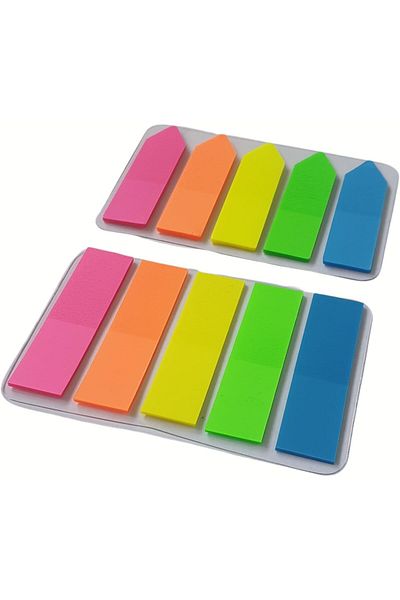 STOREMAX Mu-Artshop Sticky Notes Transparent Color Sticky Note Papers Film Index (Color 5) Tnca 871301