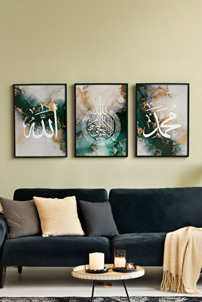 Ryta Set de 3 mese moderne din lemn Ayetel Kursi cu cadru din lemn