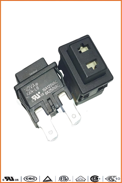 Tekniksel مفتاح تشغيل/إيقاف مكنسة كهربائية كبير الحجم متوافق مع أرنيكا، مفتاح...