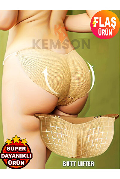 KEMSON Σλιπ δημιουργικού σχήματος με τεχνητό εφέ ισχίου Ρυθμιζόμενο σλιπ με επένδυση γοφών