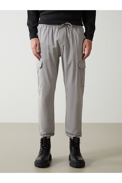 LC Waikiki Ανδρικό παντελόνι Jogger XSIDE Standard Mold Gabardine