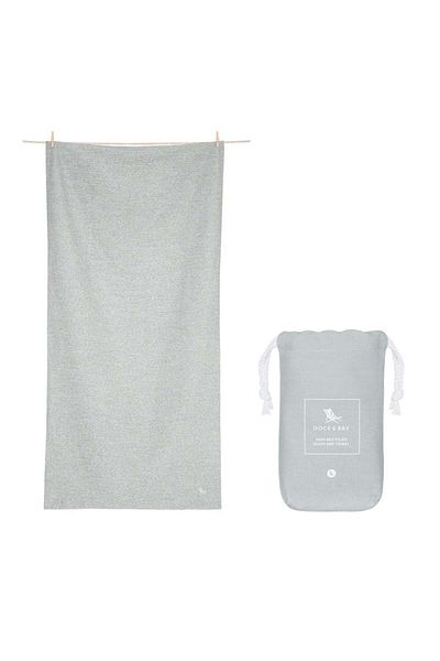 Dock & Bay QUICK DRY TOWELS - MOUNTAIN GREY - LARGE