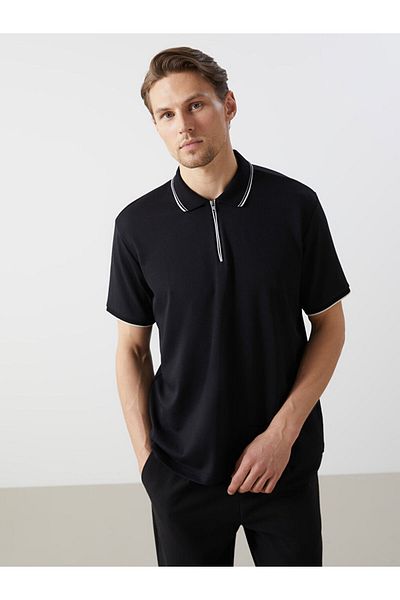 LC Waikiki Tricou pentru bărbați cu mânecă scurtă cu guler polo de sezon nou - S5FI12Z8