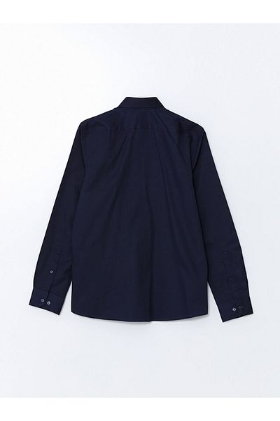 LC Waikiki LCWAIKIKI Formelles Slim Fit Gabardine-Herrenhemd mit langen Ärmeln