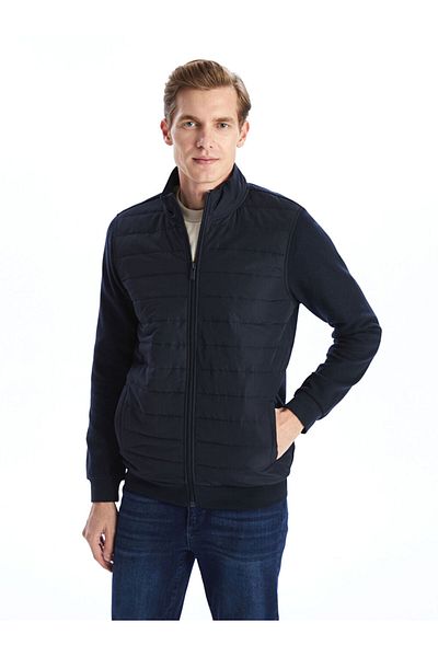 LC Waikiki Lcw Standard Fit Stand Collar Men's Coat