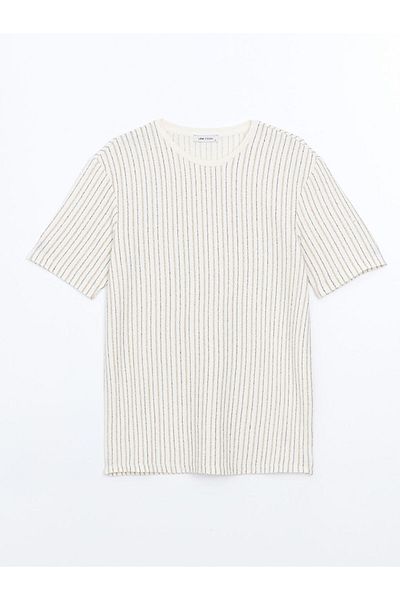 LC Waikiki Crew Neck Short Sleeve Striped Men's T-Shirt