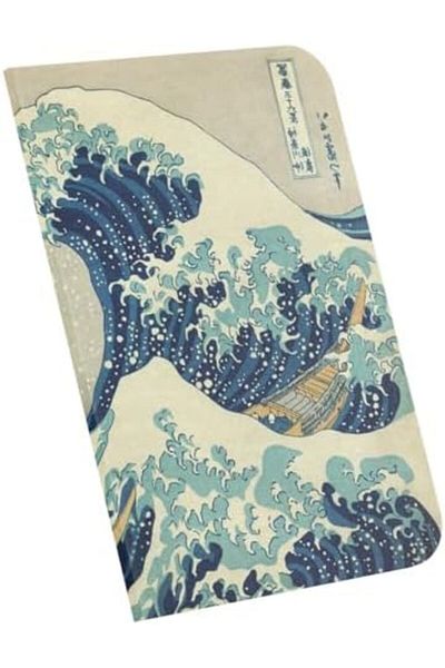 STOREMAX sivtcrt The Great W off Kanagawa، Hokusai 1829-32، A4 Notebook V، بدون خط، إجمالي 64 صفحة، غرزة سلكية