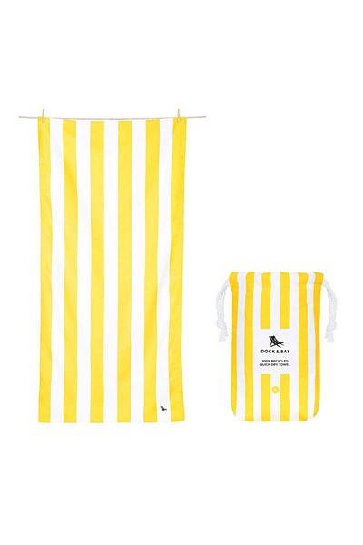 Dock & Bay QUICK DRY TOWELS - BORACAY YELLOW - LARGE