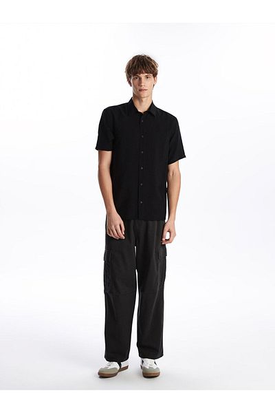 LC Waikiki Cămașă pentru bărbați cu mânecă scurtă XSIDE Regular Fit