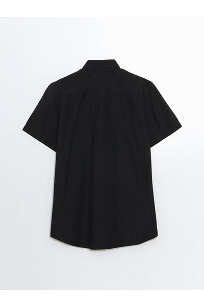 LC Waikiki Pánská košile LCWAIKIKI Formal Regular Fit Popelín s krátkým rukávem