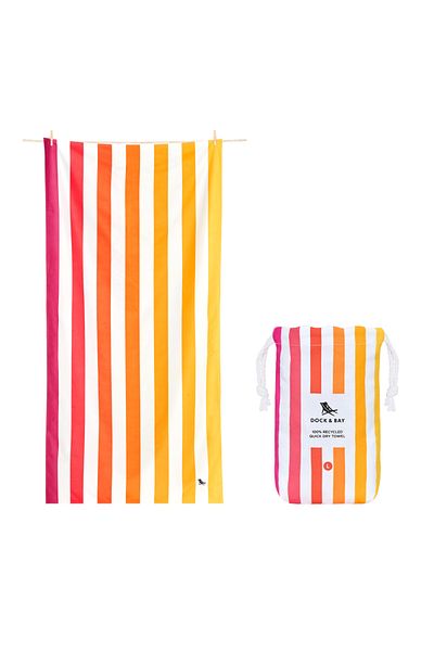Dock & Bay QUICK DRY TOWELS - PEACH SUNRISE - LARGE