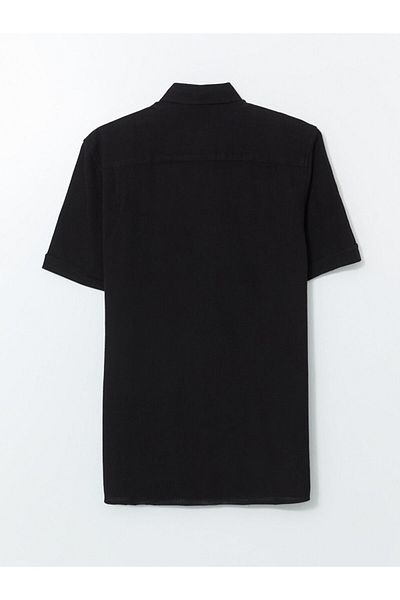 LC Waikiki Ανδρικό κοντομάνικο ποπλίνα LCWAIKIKI Classic Regular Fit