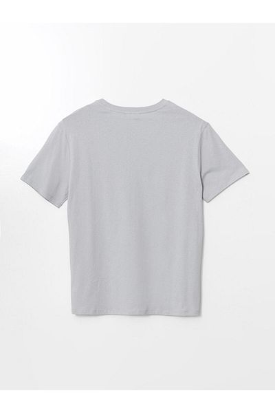 LC Waikiki LCW ECO Crew Neck Short Sleeve Printed Combed Cotton Men's T-Shirt