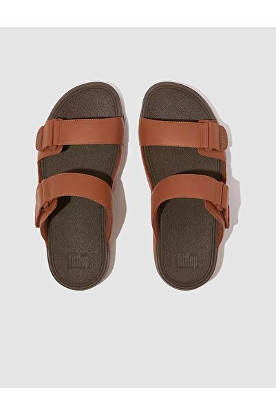 Fitflop GOGH MOC L05 Hakiki Deri Taba Erkek Terlik
