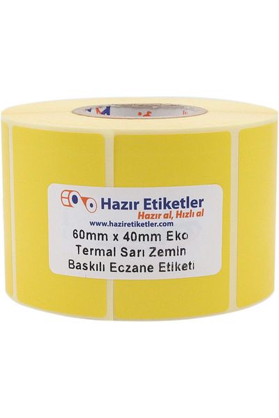 STOREMAX Muartshop Labels , Ready to Go Get It Fast Medicine Recipe Label Eco Thermal 60mm X 40mm 1000 a in a Roll