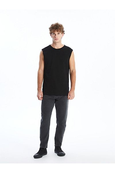 LC Waikiki Ανδρικό αμάνικο μπλουζάκι New Season Crew Neck - S55972Z8