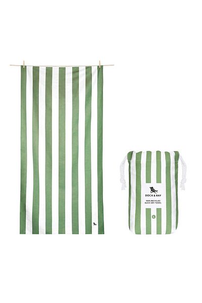 Dock & Bay QUICK DRY TOWELS - CAYMAN OLIVE - LARGE