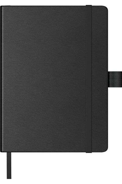 STOREMAX Muartshop Plastering Thick Cover Notebook A6 Black 871301