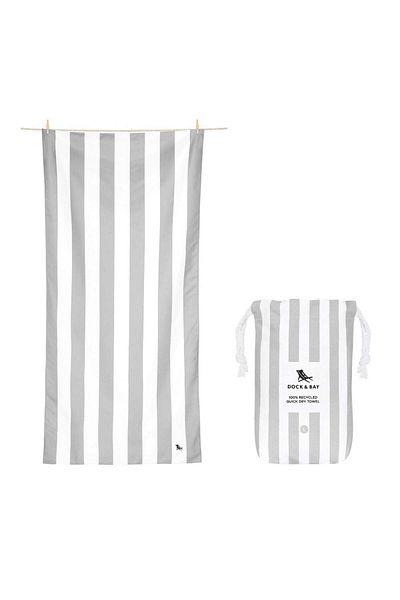 Dock & Bay QUICK DRY TOWELS - GOA GREY - LARGE