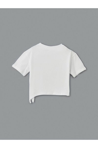 LC Waikiki Νέα σεζόν Crew Neck Girl's Tisort - S5JD01Z4
