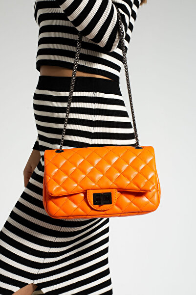 Metsare Quilted Faux Leather Hand and Shoulder Bag, Women's Bag, Waterproof