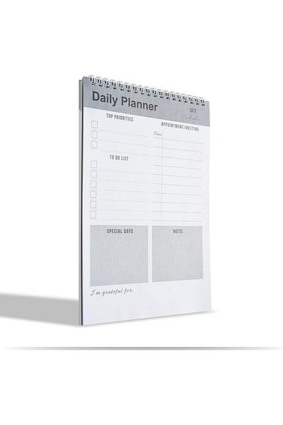 STOREMAX Muartshop Planner Notebook, to Do List Notepad, Spiral Notebook, Checklist, İ