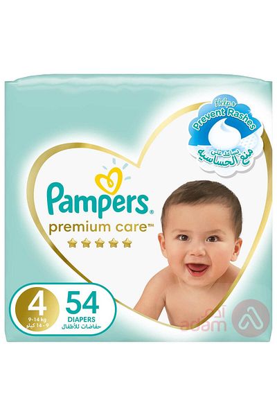 Pampers PREM/CRE NO 4(8-14 KG) 54PC