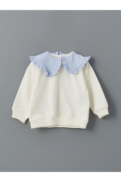 LC Waikiki Lcw Baby Bebe Collar Basic Baby Girl Blouse