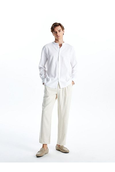 LC Waikiki Regular Fit Long Sleeve Men's Textured Shirt