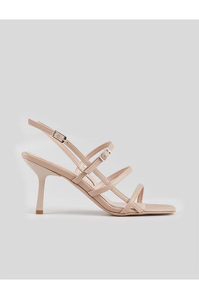 Cabani Beige Women's Thin Heeled Shoes