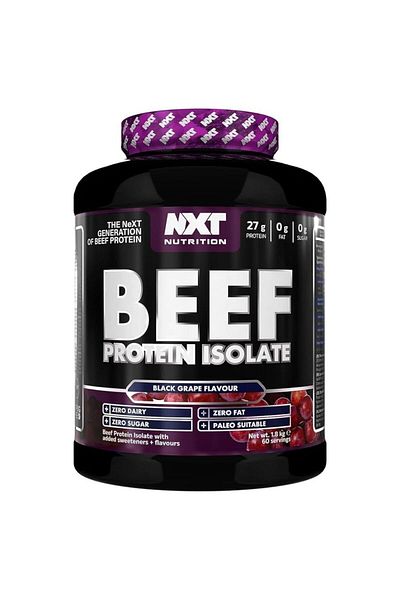 NXT Nutrition Beef Isolate, Black Grape, 4 LB
