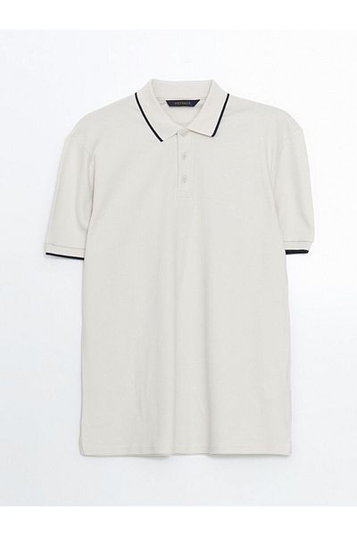 LC Waikiki Ανδρικό κοντομάνικο μπλουζάκι SOUTHBLUE Polo Neck