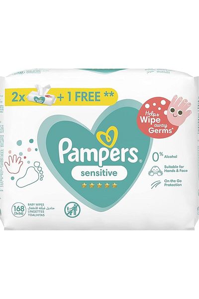 Pampers BABY WPS SNSTV PROTECT168PC