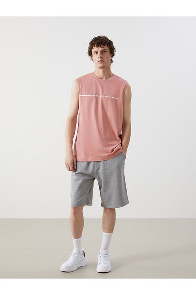 LC Waikiki New Season Crew Neck Printed Men's Sleeveless T-Shirt - S5Gj55Z8