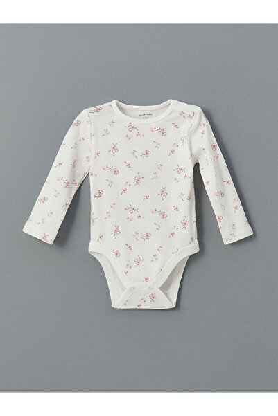 LC Waikiki 2-Piece Printed and Snap-On Bodysuit Set for Baby Girl