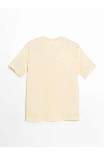 LC Waikiki New Season Crew Neck Combed Cotton Men's T-Shirt - S50839Z8