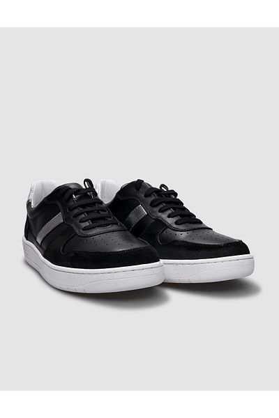 Cabani 100% Genuine Leather Black Women's Sports Shoes