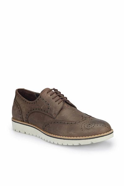 MERCEDES Ashton Brown Men's Leather Business 100312349