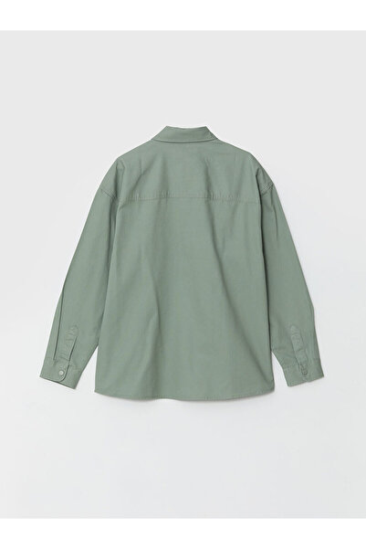 LC Waikiki XSIDE Rahat Kalıp Uzun Kollu Gabardin Erkek Gömlek Ceket