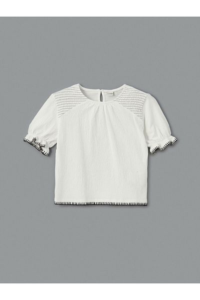 LC Waikiki LCW Kids Crew Neck Girl's T-Shirt