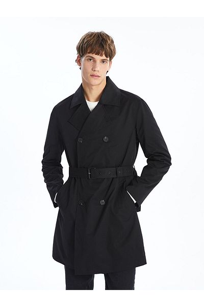 LC Waikiki Ανδρική καμπαρντίνα LCW Vision Standard Mold Jacket Collar