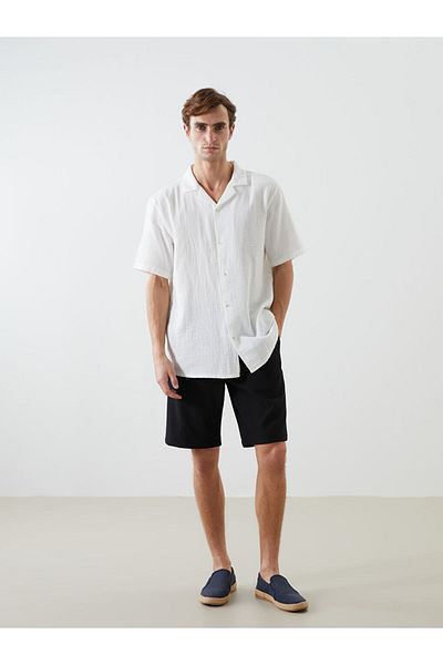 LC Waikiki Ανδρικό κοντομάνικο πουκάμισο LCW Vision Standard Fit