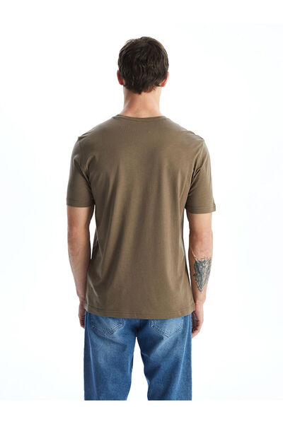 LC Waikiki Ανδρικό μπλουζάκι LCWAIKIKI Classic Crew με κοντό μανίκι χτενισμένο βαμβακερό